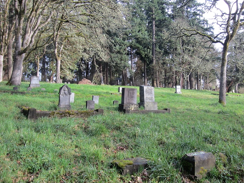 Cemetery in Eugene, Oregon