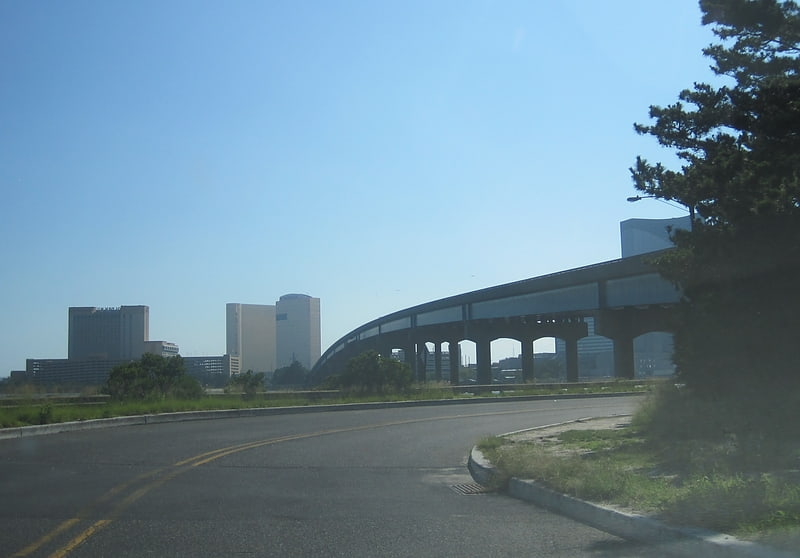 Beam bridge in Atlantic City, New Jersey