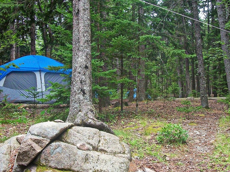 Campground in Mount Desert, Maine