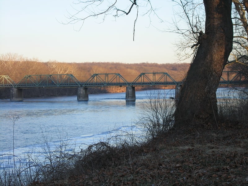Truss bridge in New Jersey