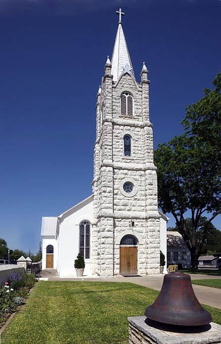 Lutheran church in Fredericksburg, Texas