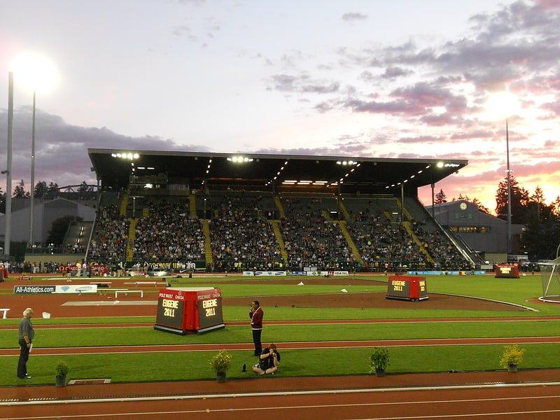 Stadion in Eugene, Oregon