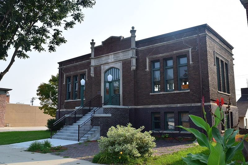 Public library in Spirit Lake, Iowa