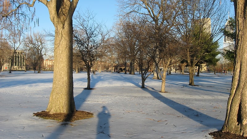 Memorial park in Indianapolis, Indiana