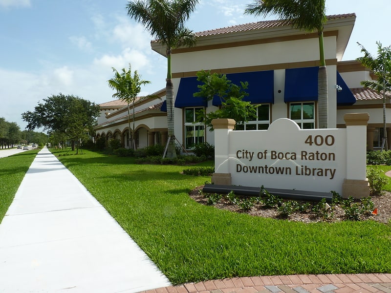 Public library in Boca Raton, Florida