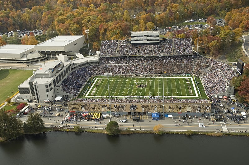 Stade de football américain à West Point, État de New York