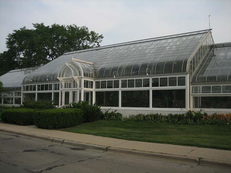 Jardín botánico en Oak Park, Illinois