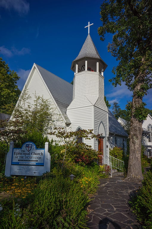 Church building in Highlands, North Carolina