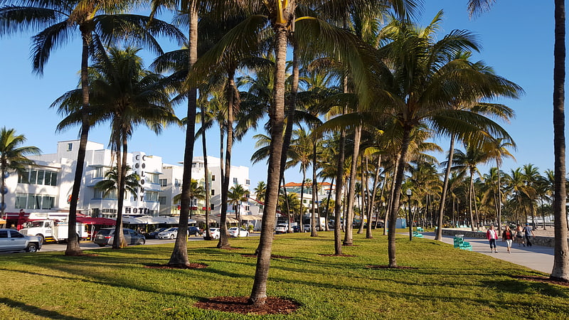 Park in Miami Beach, Florida