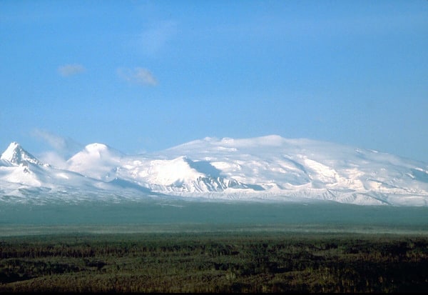 Gebirgszug in Alaska