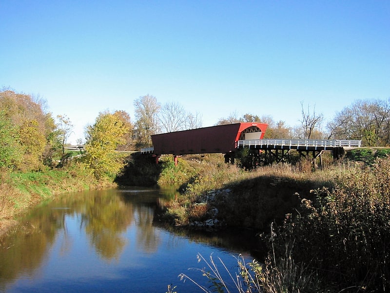 Covered bridge in Madison County, Iowa