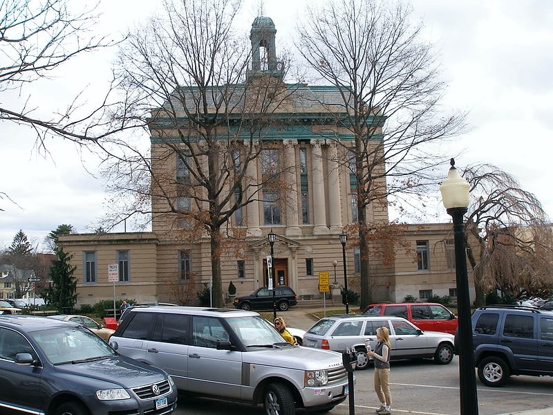 City or town hall in Greenwich, Connecticut