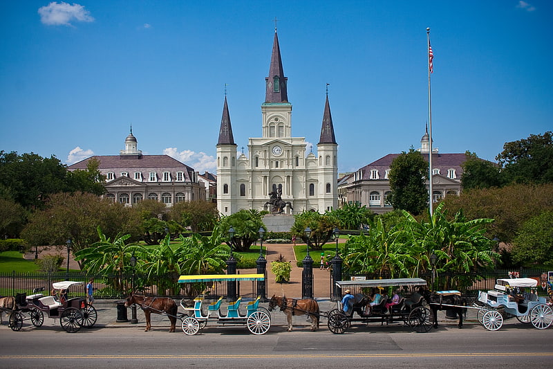 Catedral en Nueva Orleans, Luisiana