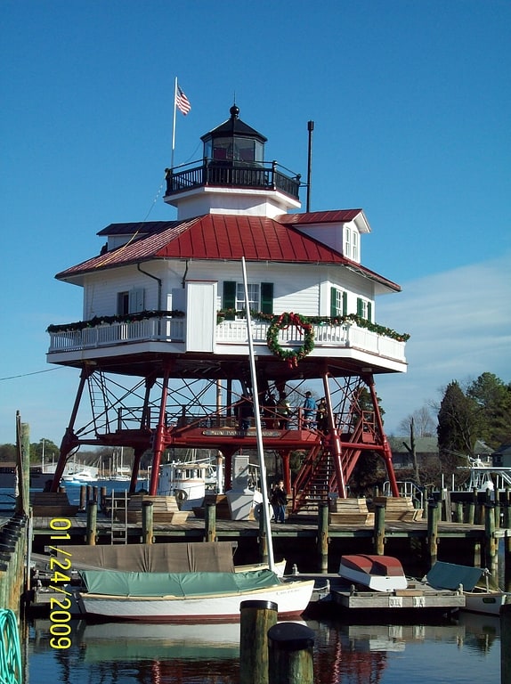 Lighthouse in Solomons, Maryland