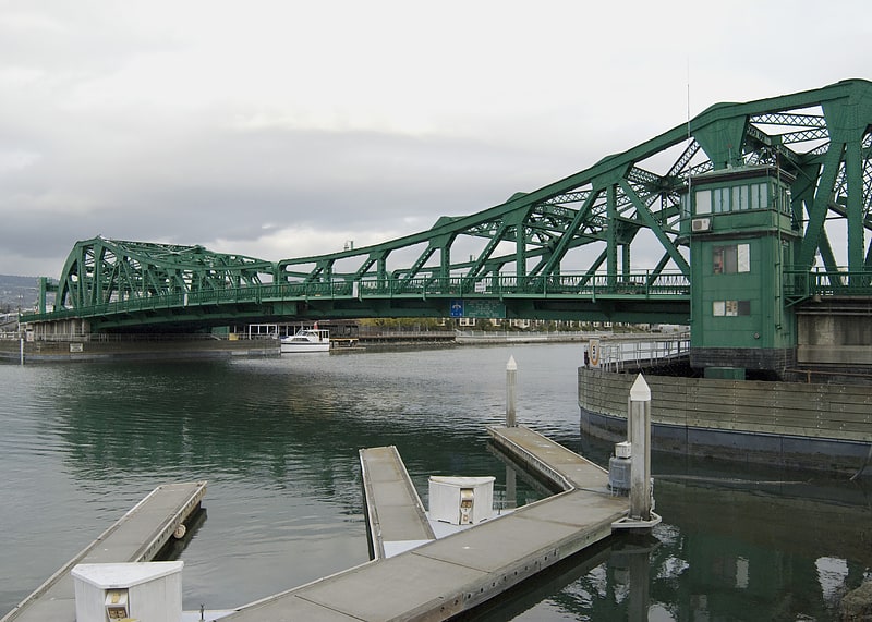 Bascule bridge in Oakland, California