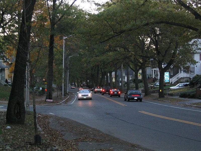 Straße in Massachusetts