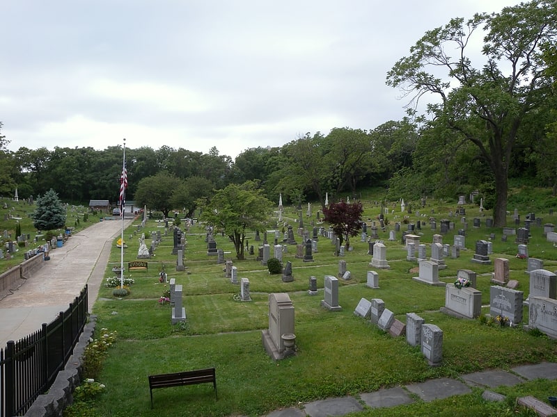 Cemetery in Jersey City, New Jersey