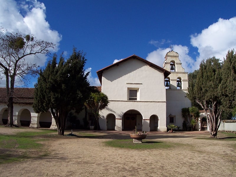 Catholic church in San Juan Bautista, California
