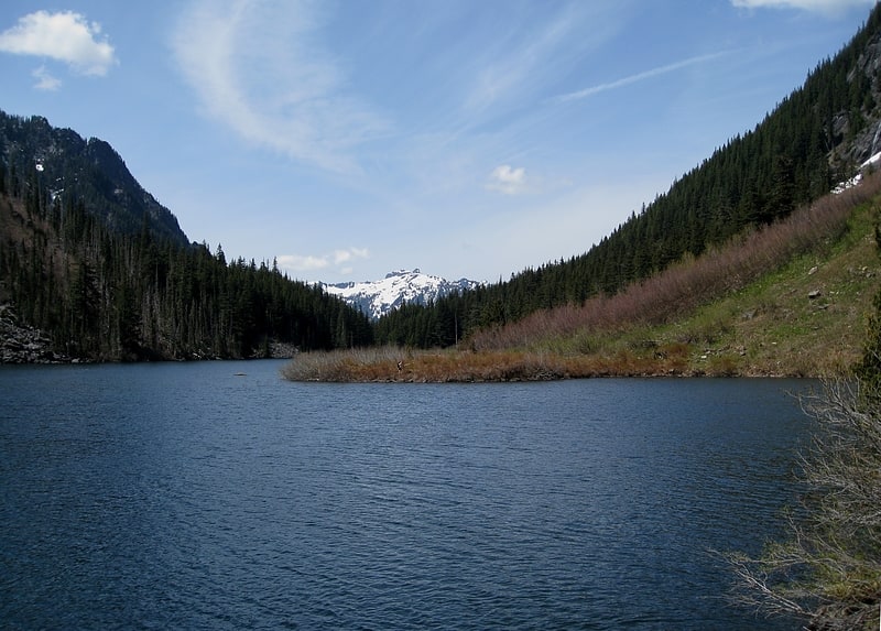 Glacial lake in Washington State