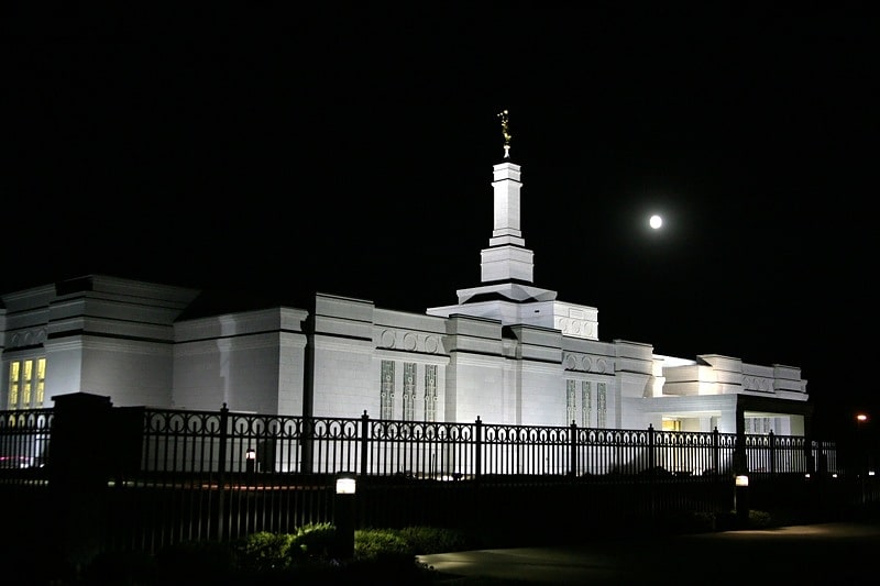 Temple de l'église de jésus-christ des saints des derniers jours à Washington
