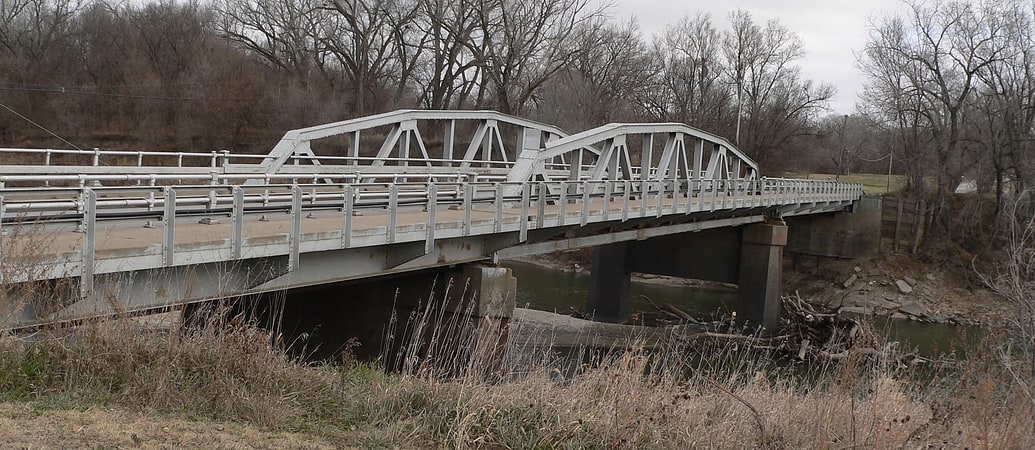 Truss bridge in Saunders County, Nebraska