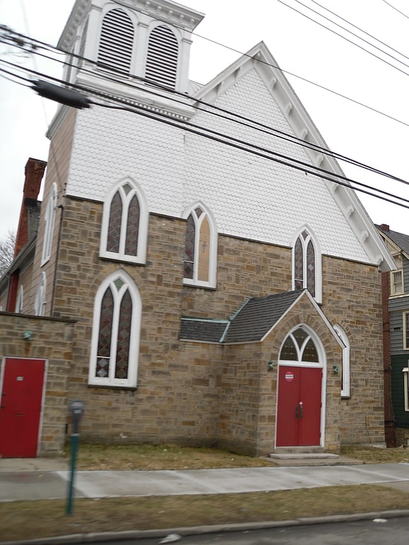Baptist church in Binghamton, New York