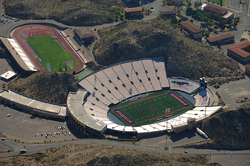 Stade de football américain à El Paso, Texas