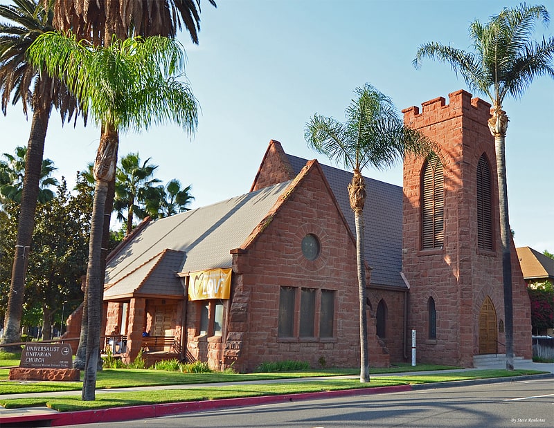 Unitarian universalist church in Riverside, California