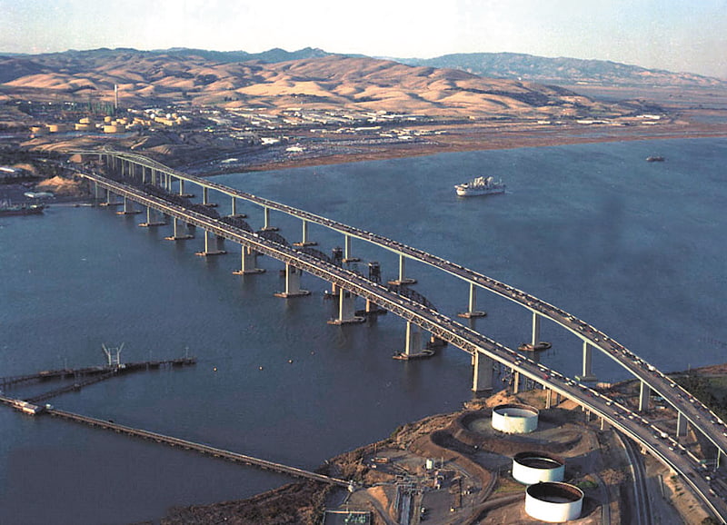 Truss bridge in Solano County, California