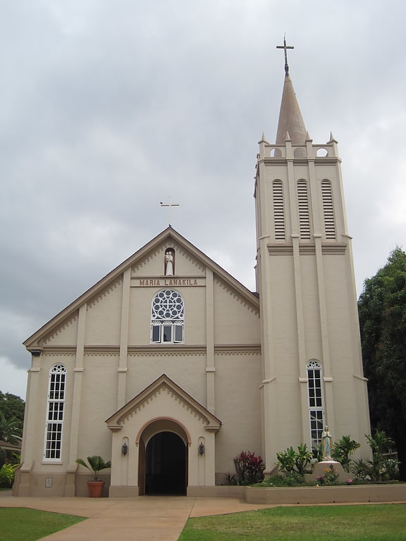 Catholic church in Lahaina, Hawaii