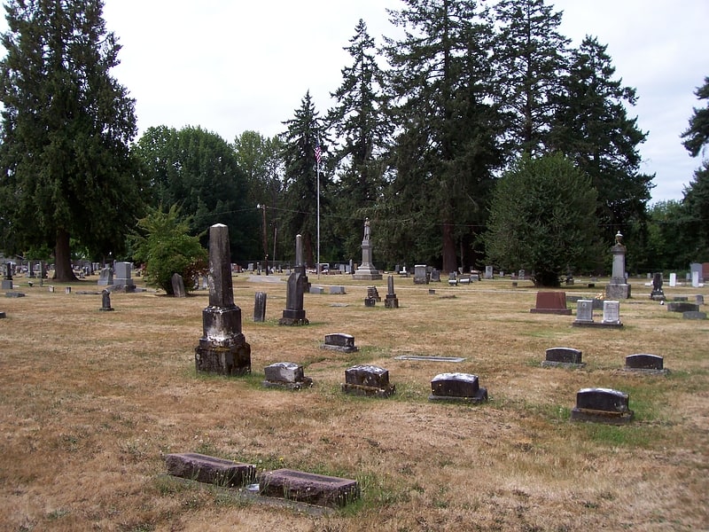 Cemetery in Benton County, Oregon