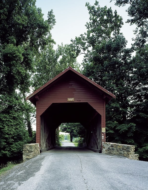 Covered bridge in Frederick County, Maryland