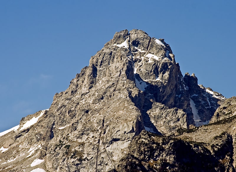 Szczyt alpejski w parku narodowym