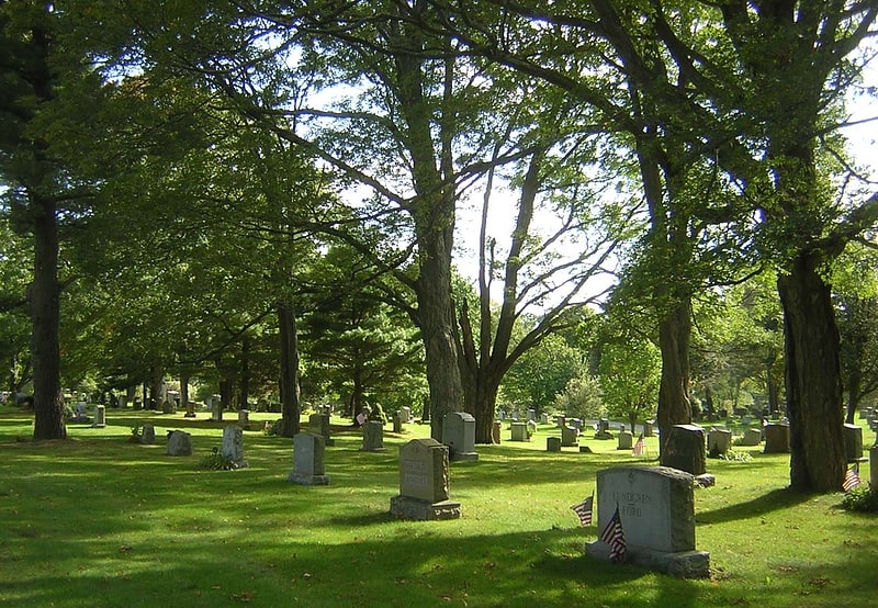 Cemetery in Milton, Massachusetts