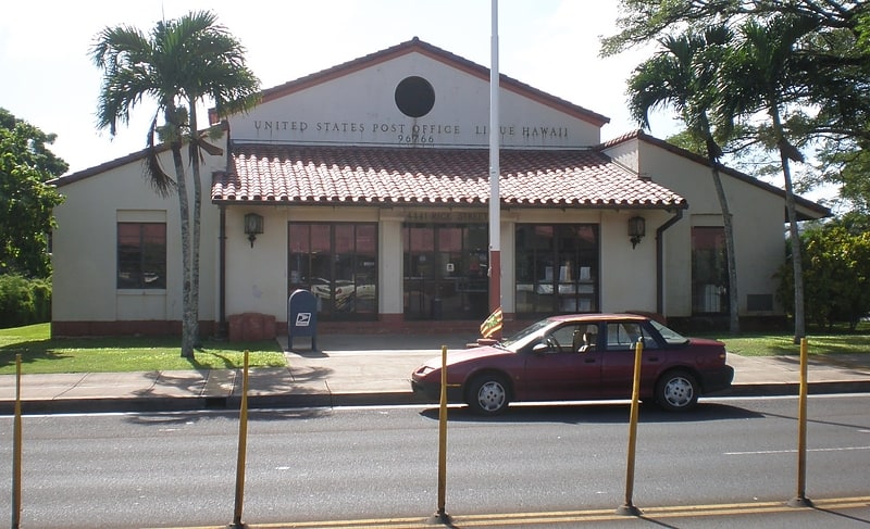 Post office in Lihue, Hawaii