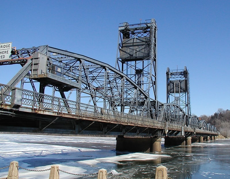 Vertical-lift bridge in Stillwater, Minnesota
