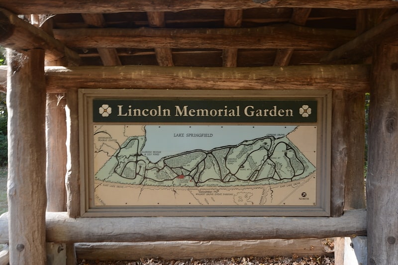 Memorial park in Springfield, Illinois