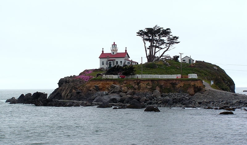 Lighthouse in Crescent City, California