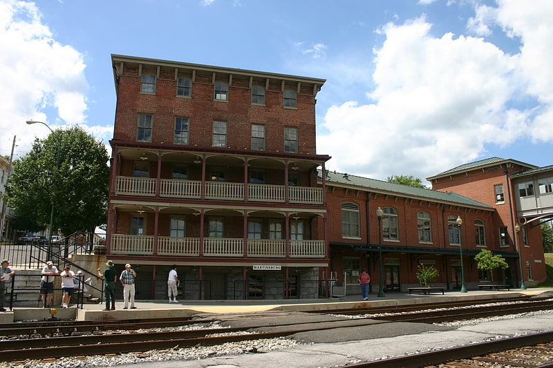 Historical landmark in Martinsburg, West Virginia