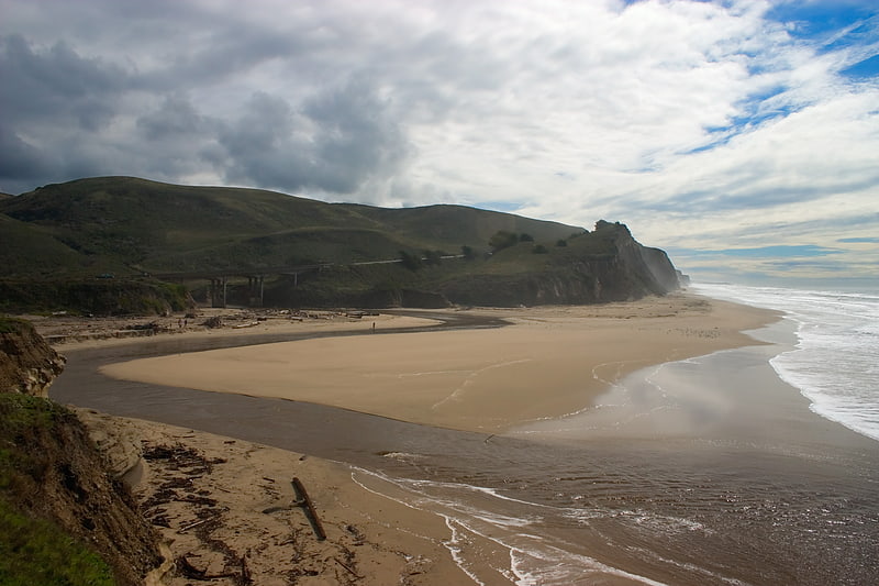 Beach in San Mateo County, California