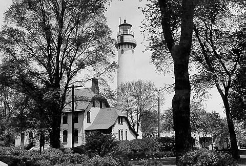 Lighthouse in Evanston, Illinois