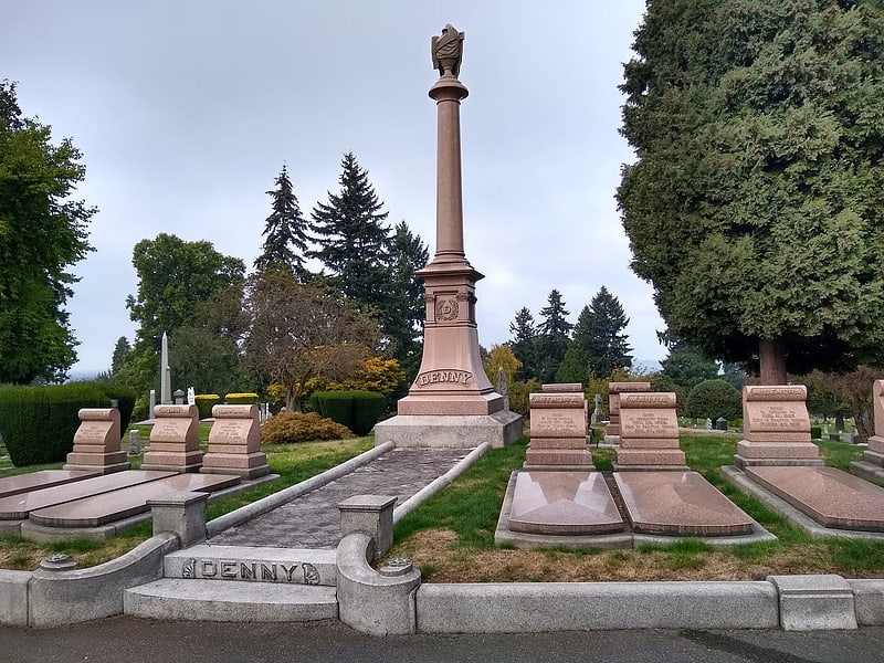 Cemetery in Seattle, Washington