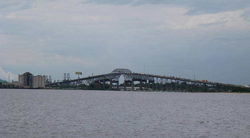 Truss bridge in Lake Charles, Louisiana