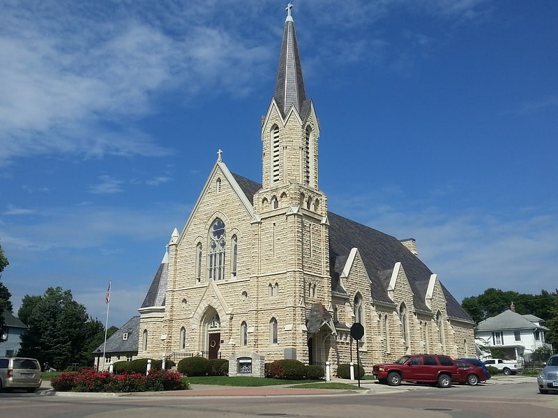 Catholic church in Perry, Iowa