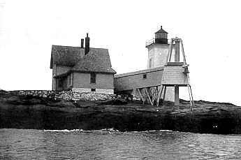 Lighthouse in Southport, Maine