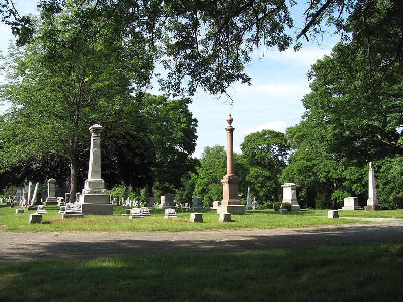 Cemetery in Mansfield, Massachusetts