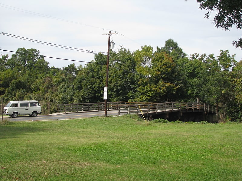 Humpback bridge in Salisbury, North Carolina