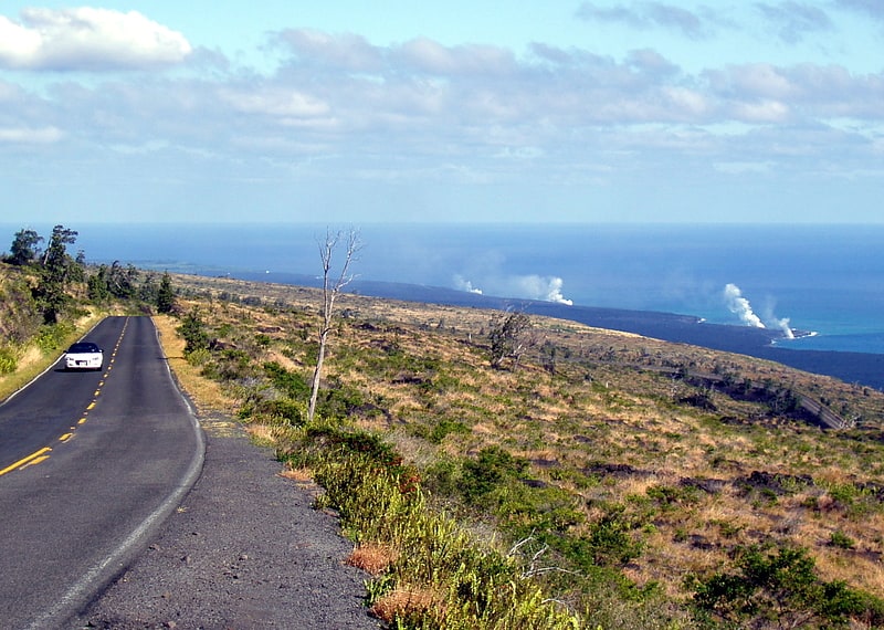 Road in Hawaii County, Hawaii