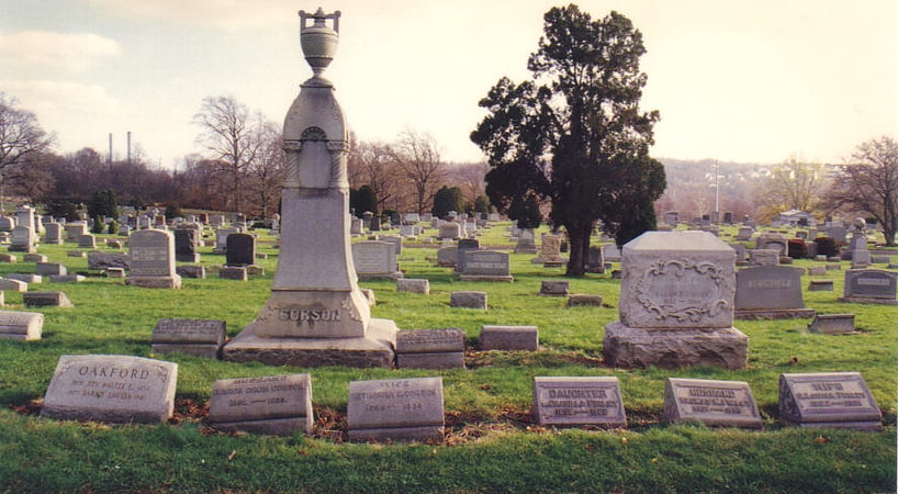 Cemetery in West Norriton Township, Pennsylvania