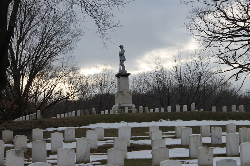 Cemetery in Peoria, Illinois